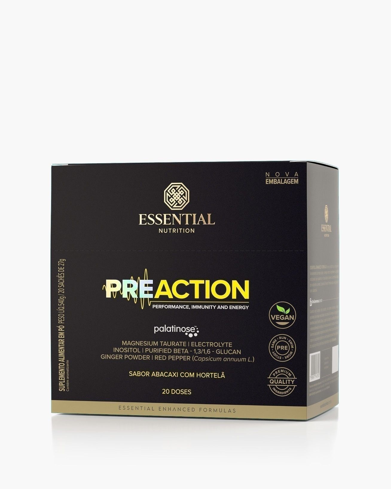 Pre-Action Energy Drink Abacaxi Box 20 saches