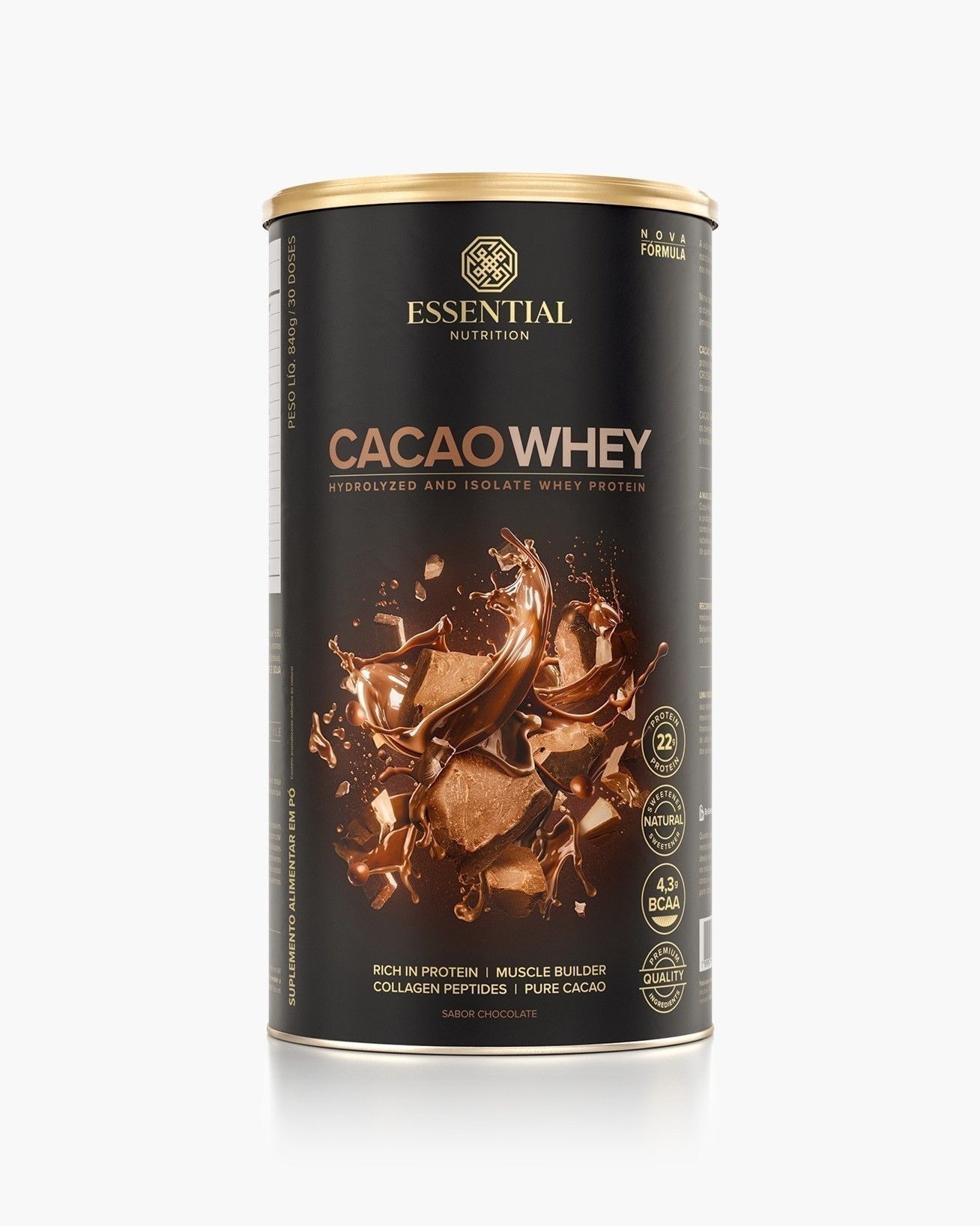 Cacao Whey Lata 30 doses